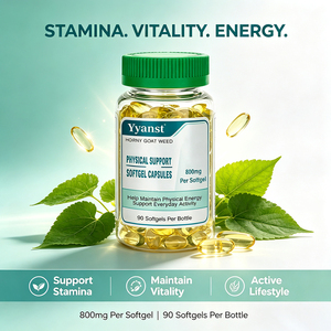 Cápsulas de Hierba de Cabra en Celo Extra Suaves 800mg 90 Unidades, Suplemento Herbal Vegetariano de Alta Fibra para Hombres, Ayuda a Mantener la Energía Física - Product Image 2
