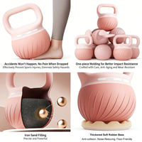 Kettlebell en PVC souple rempli de sable pour l'entraînement de force et la remise en forme à domicile