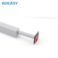 Système d'Amortisseur Magnétique à Ouverture par Poussée en Plastique ABS ROEASY pour Porte d'Armoire