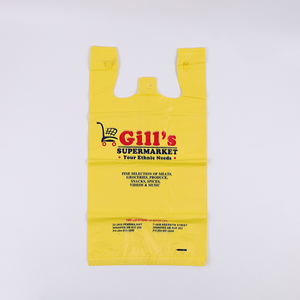 Sacs de courses en plastique HDPE personnalisés jetables, très demandés, pour supermarchés - Product Image 5
