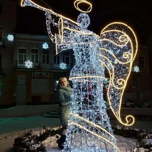 Customized Angel Shape <b>LED</b> Christmas <b>Light</b> Decoration Indoor Outdoor Holiday Display for Commercial Scene - Product Image 6