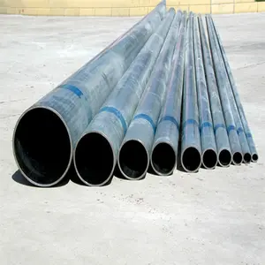 Personalización Tamaño 1/2 3/4 1 "2" 1,5 "pulgadas GI Pipe Tubo de acero pregalvanizado Precio por metro