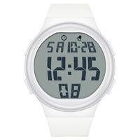Neue Teenager Unisex Studenten Digitaluhr aus Acryl, modisch, leuchtend, wasserdicht, elektronische Uhr, großer Bildschirm, Wecker, Sportuhr