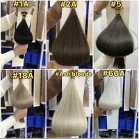Extensions de cheveux humains blonds européens de qualité supérieure LeShine Wholesale Double Drawn Very Thick End, tissage Genius très épais