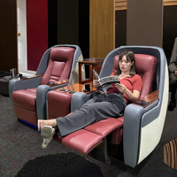 Sièges inclinables VIP sur mesure première classe avion cinéma canapé sièges en cuir inclinable électrique meubles de théâtre sièges de film