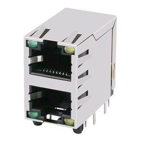 Conector Ethernet Modular sin Imán, Doble Capa, 2 Puertos, Tipo Dividido, RJ45 - Product Image 3