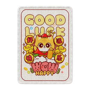 Cute Style <b>Cat</b> Scratcher 50x35cm <b>Wall</b> Mount Durable Plush Indoor Cartoon Design For <b>Cats</b> - Product Image 5