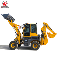 Harga Murah backhoe ce euro 5 epa backhoe excavator loader 4x4 backhoe loader untuk dijual