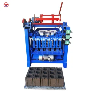 Export fully automatic hollow cement brick making machine non burning cement brick production machine block brick making machine