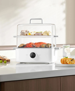 Cuiseur vapeur électrique intelligent Mijia 12L multicouche pour légumes, viande et dim sum (CN) - Product Image 2