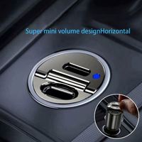 Adaptateur de chargeur de voiture Type C 20W PD 100W, chargeur de voiture rapide pour allume-cigare, mini chargeur de voiture