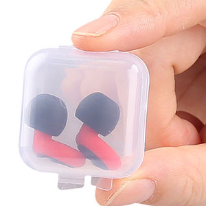 Sumbat telinga tenang untuk pengurang kebisingan lembut perlindungan pendengaran dapat digunakan kembali dalam silikon fleksibel untuk tidur - Product Image 5