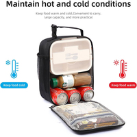 Nouveau Portable Bento Réutilisable Sac À Lunch Isolé Boîte À Lunch Sacs Épais Boîte À Lunch Glacière pour Hommes Femmes