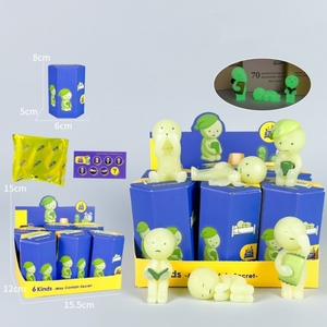 Lampada Notturna Cartoon Trendy con <span class=keywords><strong>Personaggi</strong></span> Piccoli Uomini Verdi in Movimento, Serie Decorativa, Mini Figure da Collezione, Mystery Blind Box - Product Image 4