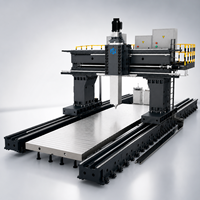 Centre d'usinage à colonne dynamique CNC grand format pour le traitement de pièces métalliques lourdes