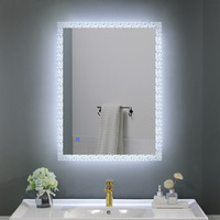 Taida LED éclairé intelligent Anti-buée miroir décor mur salle de bains miroir en verre moderne sur mesure 3 ans CN;GUA 5mm