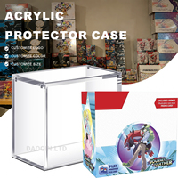 Caja Protectora Reforzada de Acrílico de 5+8mm para Cartas TCG, Garantía Contra Roturas para Protección del Coleccionista