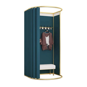 Camerino per la vendita al dettaglio negozio di abbigliamento/spogliatoio spogliatoio/display rack portatile camerino per i vestiti - Product Image 1