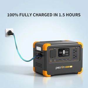 Station d'alimentation portable PECRON E500LFP 600W 576Wh LiFePO4 avec contrôleur MPPT pour les situations d'urgence en extérieur - Product Image 2