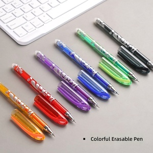 Set di Penne Gel Blu Cancellabili con Punta a Ago da 0,5 mm, Penne Termosensibili, Ricariche per Studenti, Appunti, Diario, Scuola, Ufficio - Product Image 4