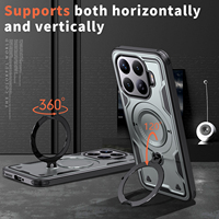 Funda con Anillo OMEVE para Xiaomi 17T Pro, 17T, 15T, 17 Pro Max, Resistente y Robusta, con Parachoques Magnético para Xiaomi 14T Pro, 14T