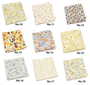 핫딜 신상품 플로럴 손수건 100% 순면 행커치프 25cm, 여성 남성 결혼식 파티 정장 포켓 스퀘어 선물 턱시도 넥타이 액세서리 - Product Image 4