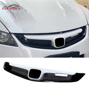 Lưới tản nhiệt giảm giá cho Honda Civic 2006 2007 2008, chất liệu nhựa ABS, phụ kiện ô tô, lưới tản nhiệt cho Civic <span class=keywords><strong>FD2</strong></span> 2006-2011, màu đen mờ - Product Image 3