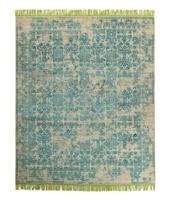 Conjunto de alfombra de sala de estar de seda de bambú anudada a mano persa Vintage alfombra elegante para decoración del hogar