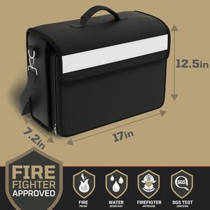 Sac Organisateur de Documents Ignifuge et Étanche OEM avec Conception Multi-Couches Certifié CE, Rangement Portable pour Documents pour Usage Bancaire et de Bureau - Product Image 5