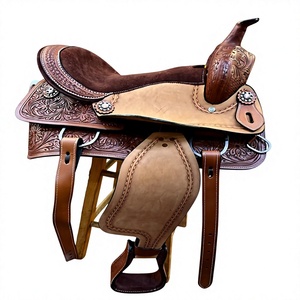 Selle d'équitation en cuir la plus vendue, conçue pour l'équitation et les sports équestres en plein air, disponible à un prix raisonnable - Product Image 1