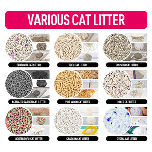 Çevre dostu malzemeler fabrika doğrudan tozsuz hızlı topaklanma renk granül Bentonite kedi kumu - Product Image 3