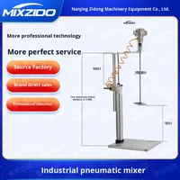 Mélangeur pneumatique vertical manuel automatique IBC tonneau horizontal type plaque chimique anti-explosion mélange forcé revêtement