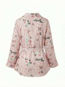 Pigiama Casual da <span class=keywords><strong>Donna</strong></span> 100% Cotone, Tinta Unita, Traspirante con Etichetta Frontale per la Stagione Estiva - Vendita <span class=keywords><strong>Online</strong></span> - Product Image 2