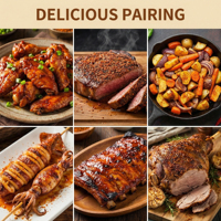 Distributeur de mélange d'épices pour barbecue, essentiel pour les chefs de restaurant, poudre d'assaisonnement prête à l'emploi, dropshipping B2B