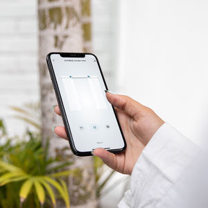 Pista de cortina plegable ondulada de buena calidad, pista de cortina ondulada, control remoto inalámbrico o wifi - Product Image 4