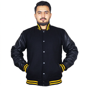 เสื้อแจ็กเก็ตขนสัตว์แขนยาวสำหรับผู้ชาย, เสื้อแจ็คเก็ตผ้าแคนวาสสิตี้ปรับแต่งได้สำหรับฤดูหนาว - Product Image 1