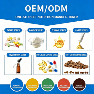 Gotas Líquidas para Alivio de la Caspa Canina de Marca Privada OEM, Probióticos y Vinagre de Sidra de Manzana, Calman la Picazón y Apoyan la Salud Intestinal, Cutánea y Auditiva del Perro - Product Image 6