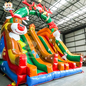 Château gonflable de moonwalk d'enfants commerciaux pour des jouets gonflables de vacances de Noël pour des locations de partie sautant la maison pour des enfants - Product Image 6