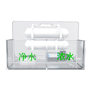 Machine de démonstration de purificateur d'eau avec réservoir transparent en acrylique, filtre de bureau, élimination de la rouille, eau pure, affichage d'ultrafiltration - Product Image 1