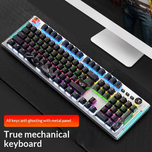 คีย์บอร์ดเกมมิ่งแบบกลไกคุณภาพสูง ดีไซน์พังก์ ใหม่ล่าสุด ระบายความร้อนได้ดี เหมาะสำหรับใช้ในบ้าน - Product Image 2