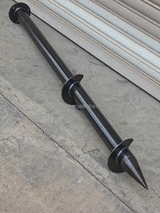 Rungoal kim loại máy hàn lưỡi lớn được sử dụng để làm cọc xoắn ốc vít mặt đất cho hệ thống lắp đặt khung năng lượng mặt trời - Product Image 6