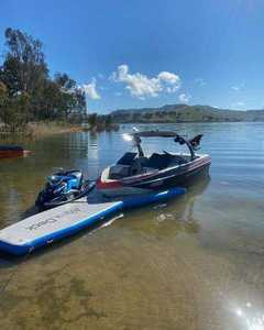 Quai gonflable de bateau de ponton en forme de Y quai de stationnement de bateau à moteur flottant - Product Image 4