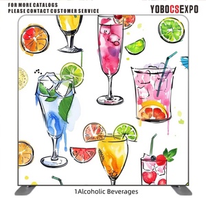 Stand backdrop foto booth dengan sarung bantal kain tension full color printing 8 kaki - Product Image 3