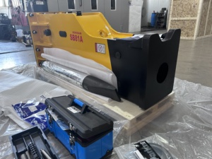 New SB81 Rock Breaker for 18-26 Tons Excavator with 140mm <b>Chisel</b> Diameter Engine <b>Powered</b> Shandong Made 1 Year Warranty - Product Image 5