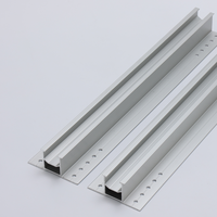 Système de montage de panneaux solaires sur toit, supports et rails professionnels en aluminium série 6000 pour panneaux solaires
