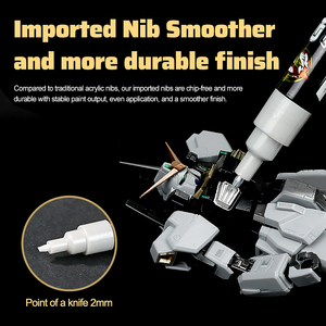 New Arrival Tùy Chỉnh Bạc Kim Loại Vĩnh Viễn Thiết Lập Đánh Dấu Xếp Chồng Lên Nhau Màu DIY Đánh Dấu Nước Dựa Sơn Đánh Dấu - Product Image 6