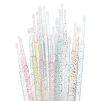 Cepillo de Cristal Desechable al por Mayor, Limpiador Profesional para Extensiones de Pestañas, Cepillos de Alta Calidad para Pestañas