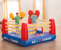 Jeux pour enfants ring de boxe videur d'intérieur pour enfants mini maison gonflable intérieure
