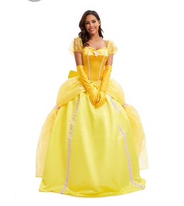 Disfraz de Princesa <span class=keywords><strong>Bella</strong></span> para Mujer Adulta, Vestido de Cosplay para Halloween, <span class=keywords><strong>La</strong></span> <span class=keywords><strong>Bella</strong></span> <span class=keywords><strong>y</strong></span> <span class=keywords><strong>la</strong></span> <span class=keywords><strong>Bestia</strong></span>, Poliéster - Product Image 2