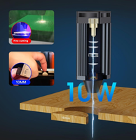 Mesin Ukir Laser Wainlux K14-Metal/Akrilik/Batu/Kayu CNC Daya Maksimum Kecepatan Tinggi Baru